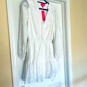 Lilly Pulitzer White Eyelet Mini Dress